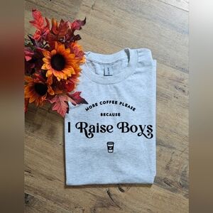 Cute Boy Mama More Coffee Please Tendy Mama Momlife Tee